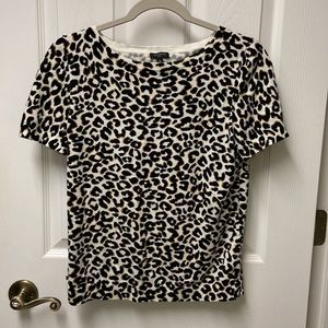 Talbots animal print sweater